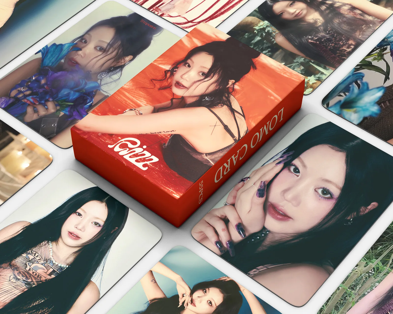 55Pcs/Set (G)I-DLE New Album RIZZ Lomo Cards HD Printd Photocards High Quality Postcards SUSU SOOJIN Fans Collection Gifts