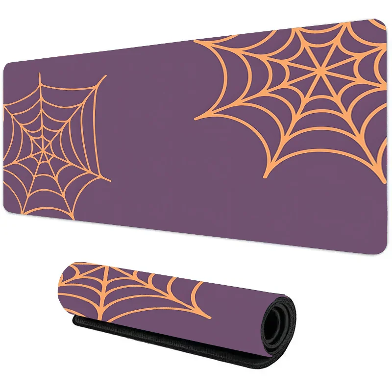 Halloween Spider Bat 900x400x4mm mouse pad xxl Non-slip PC expansion pad Gaming Desk Desk Office Accessories Carpet keyboard pad
