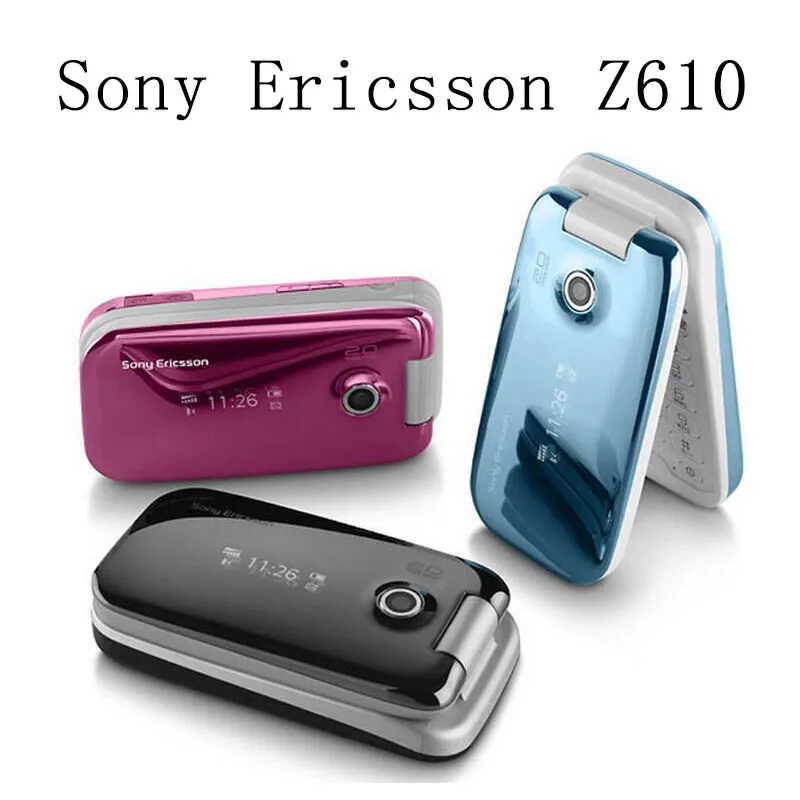 Unlocked Original Sony Ericsson Z610 Z610i Mobile Phone GSM 3G Flip Cell phone