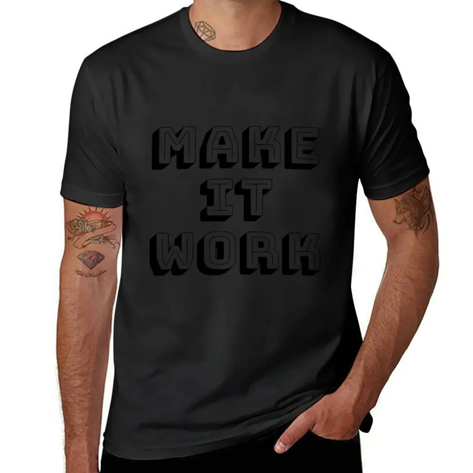 Tim Gunn—Project Runway—Make It Work T-Shirt vintage summer top mens white t shirts