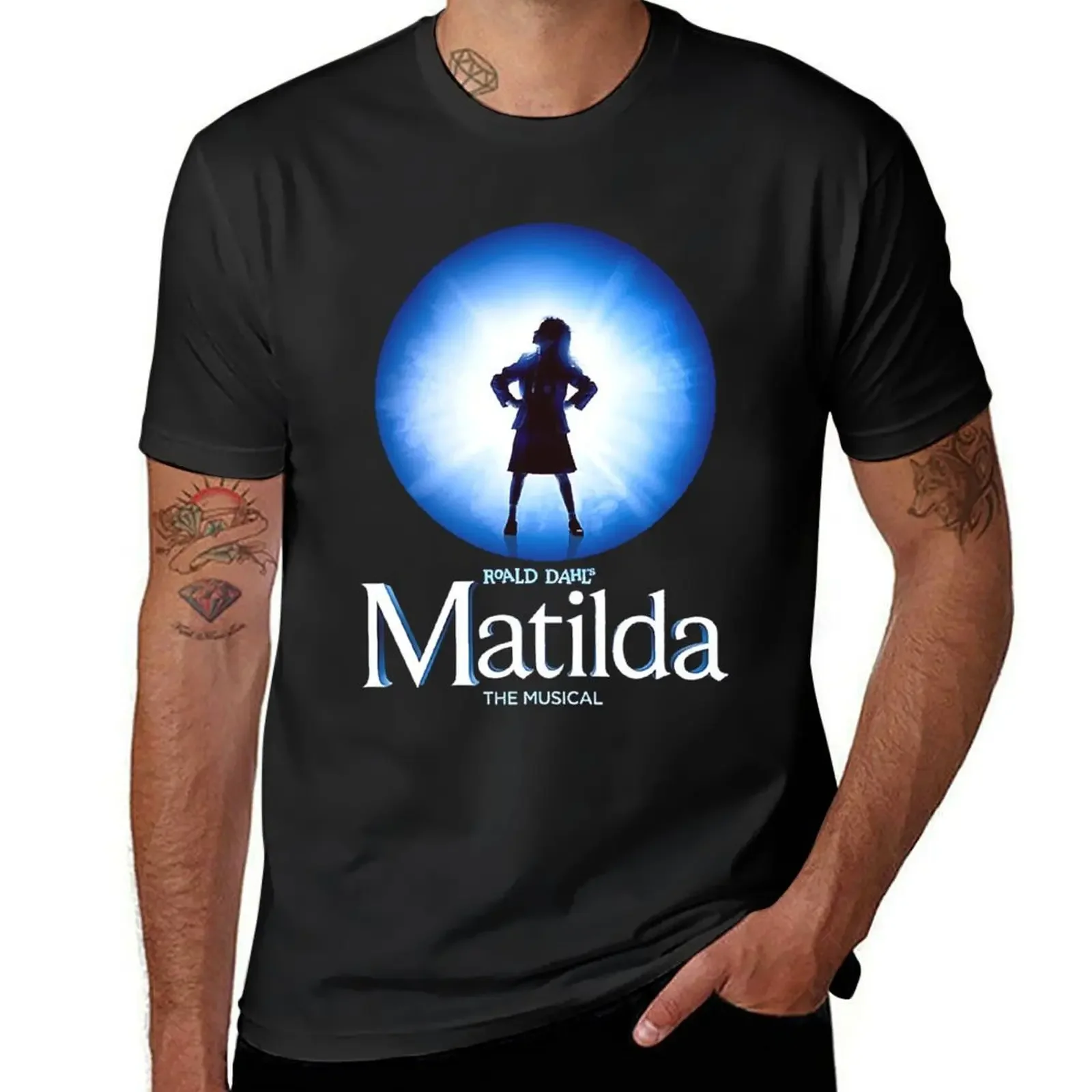 Roald dahl’s matilda the musical T-Shirt boys whites plain street wear graphics mens graphic t-shirts big and tall