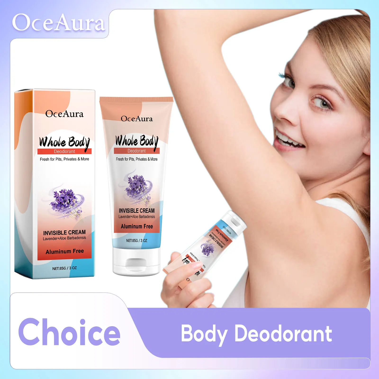 Whole Body Deodorant Cream Armpit Belly Button Feet Odor Removal Lasting Fragrance Reduce Bad Smells Refresh Underarm Care Cream