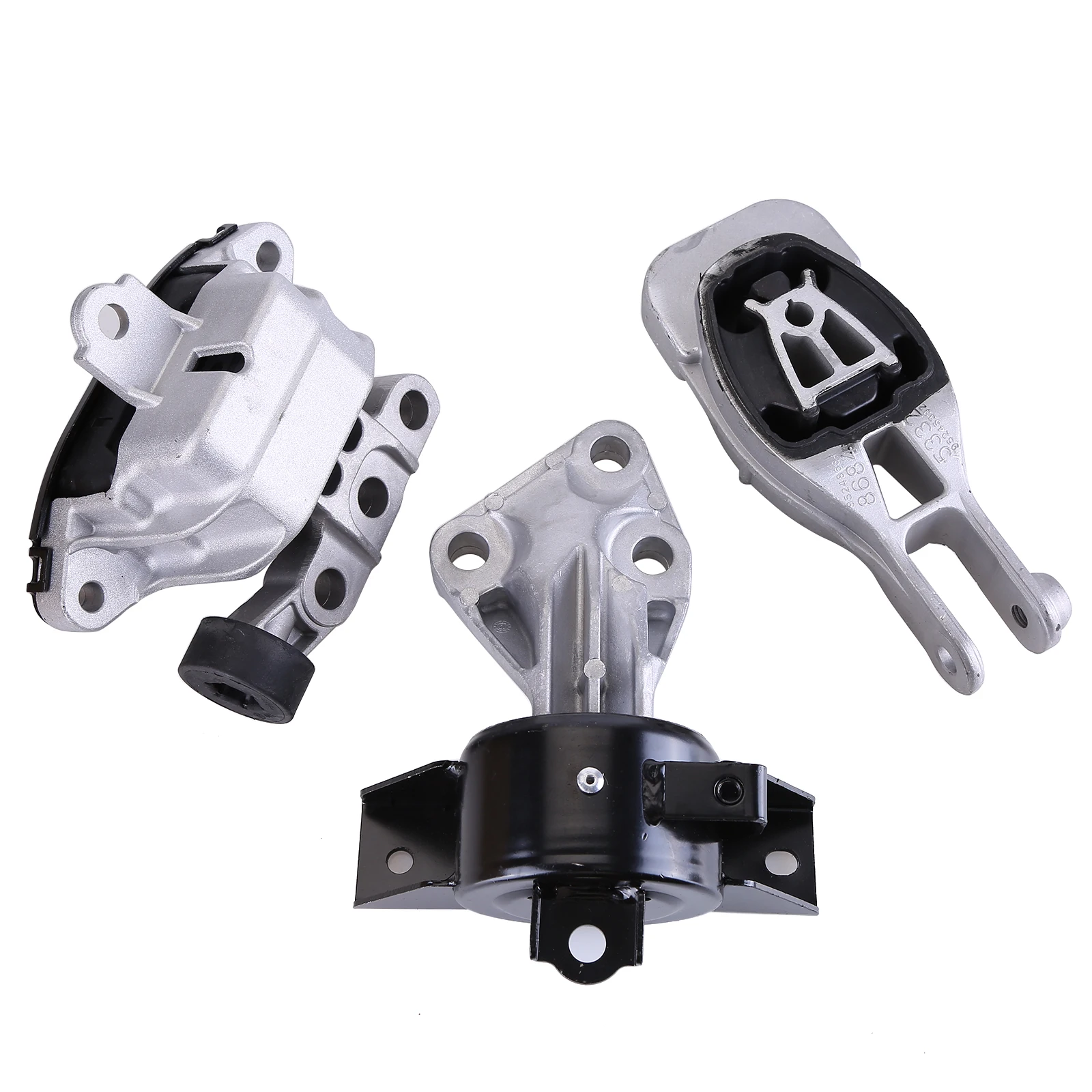 Engine Motor Mount Transmission Mount Torque Strut Mount 3Pcs Compatible for 2013-2016 Chevrolet Sonic A5595 A5596 A5597