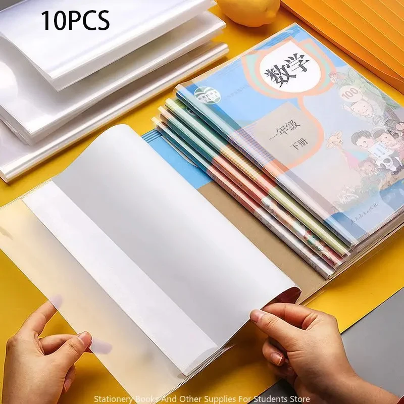 10PCS A4/16K/22K Notebook Reading Protective Cover With Adjustable Lining For Reading School Books And Protecting Health Books