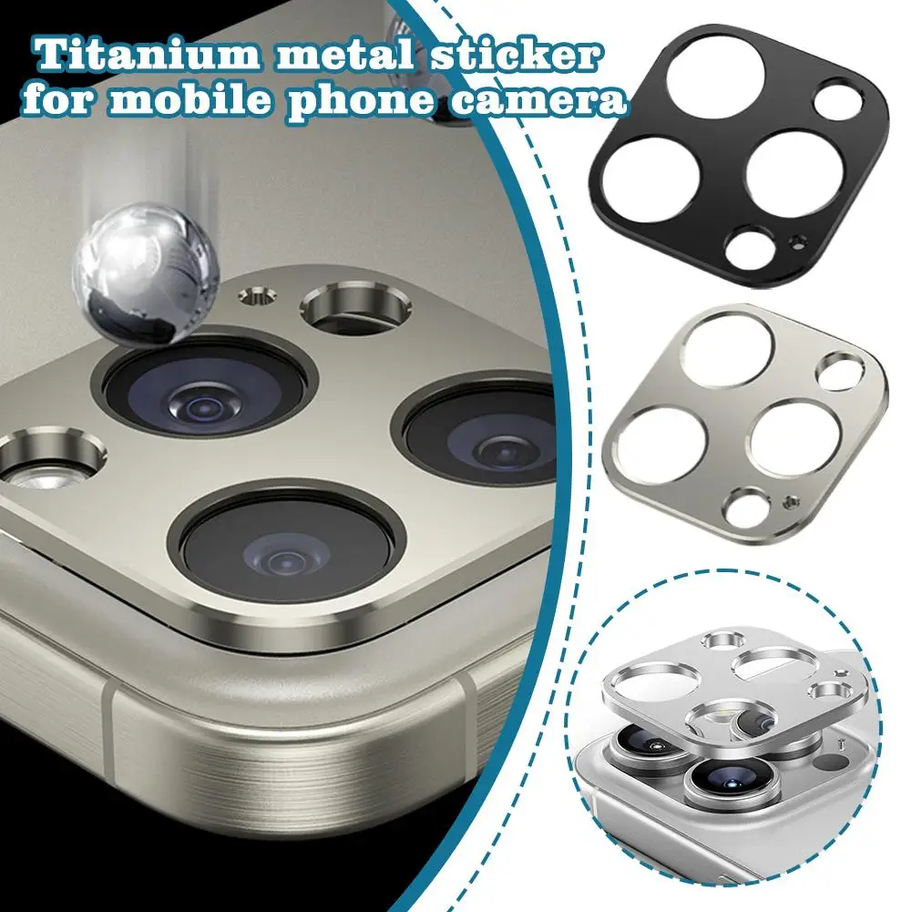 For 16 Pro Max Plus Rear Camera Lens Cover For 16 16pro Back Aluminum Alloy Metal Camera Protector Film G4x7