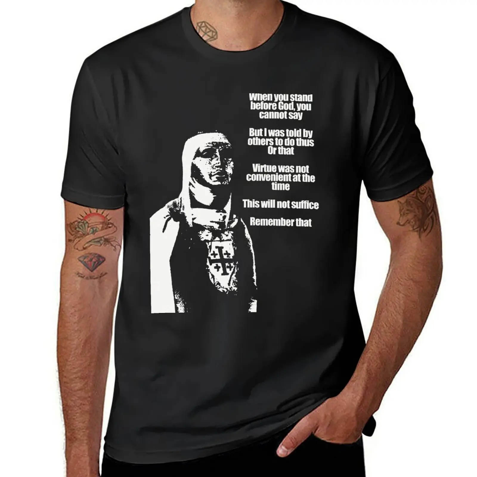 Baldwin IV of Jerusalem Quotes T-Shirt animal prinfor boys anime t shirts man clothes basketball graphic tees plain t shirts men