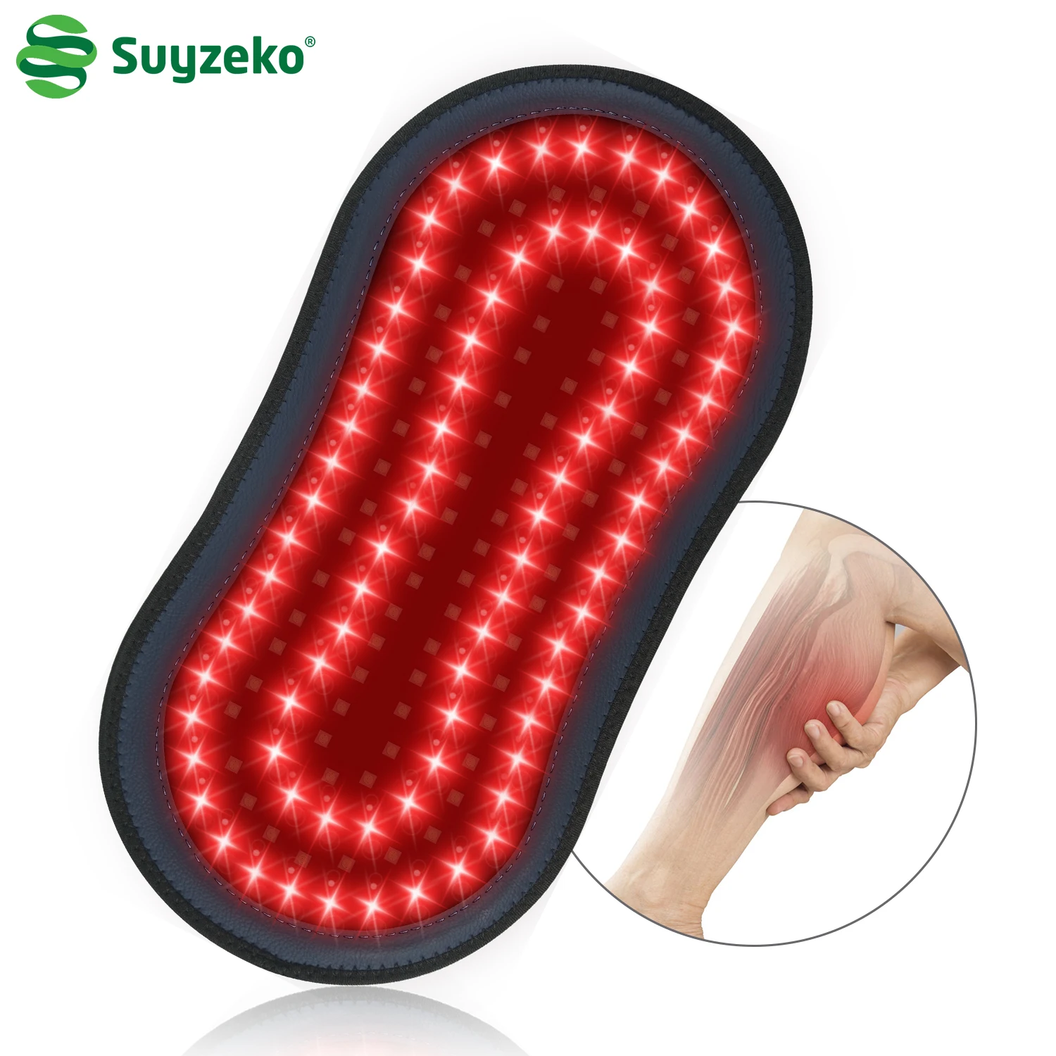 Near Infrared Red Light Therapy Belt Wearable Device 660 850nm LED Deep Therapy Wrap For Body Knee Arm Pain Relief Waist Muscle