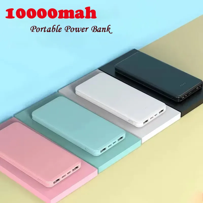 Best Selling 10W Dual Output Dual Input Design Power Bank 10000mAh High Capacity Fast Charging Battery for Iphone Samsung Huawei