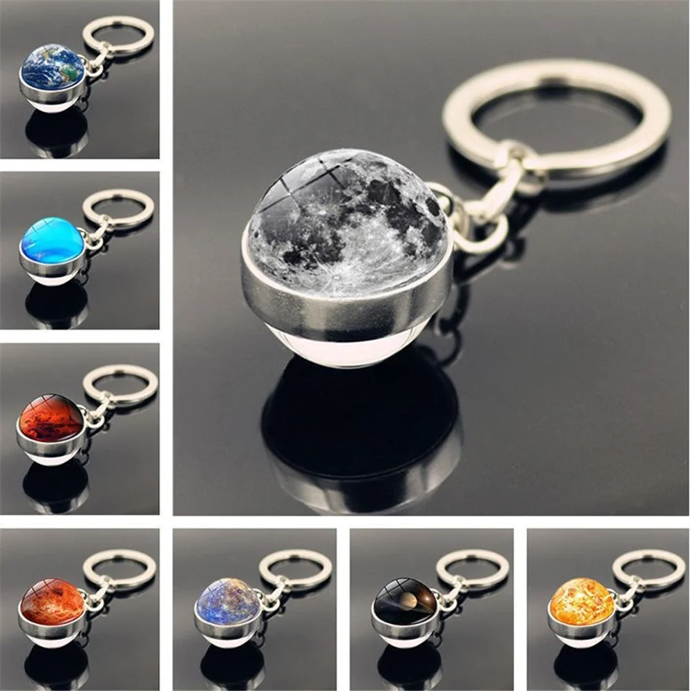 car Galaxy Nebula Space Keychain for Mercedes W203 BMW E39 E36 E90 F10 Volvo XC60 S40 Audi A4 A6 Q5 Q7 Accessories