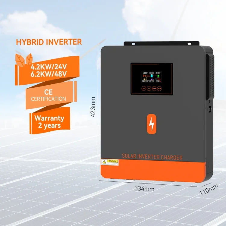 PowMr 24V 48V Single Phase Frequency Inverter Solar Inverter Price 4.2KW 6.2KW Hybrid Inverter For Home