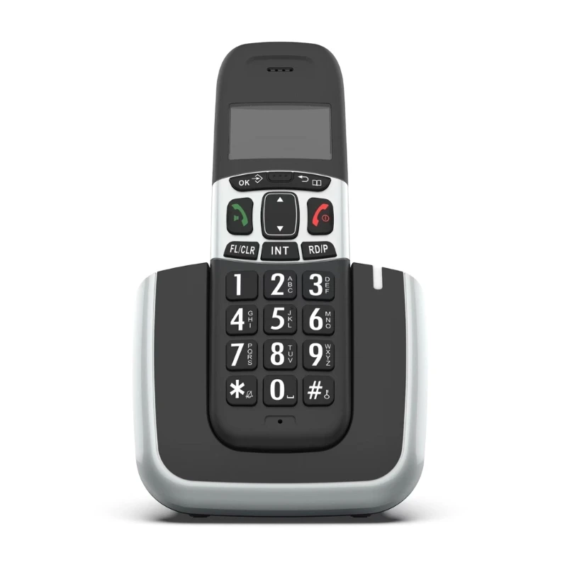 D1004 Cordless Phone with CallerID/Call Waiting and Rechargeable Batteries Wireless Telephone for Home Offices D46B