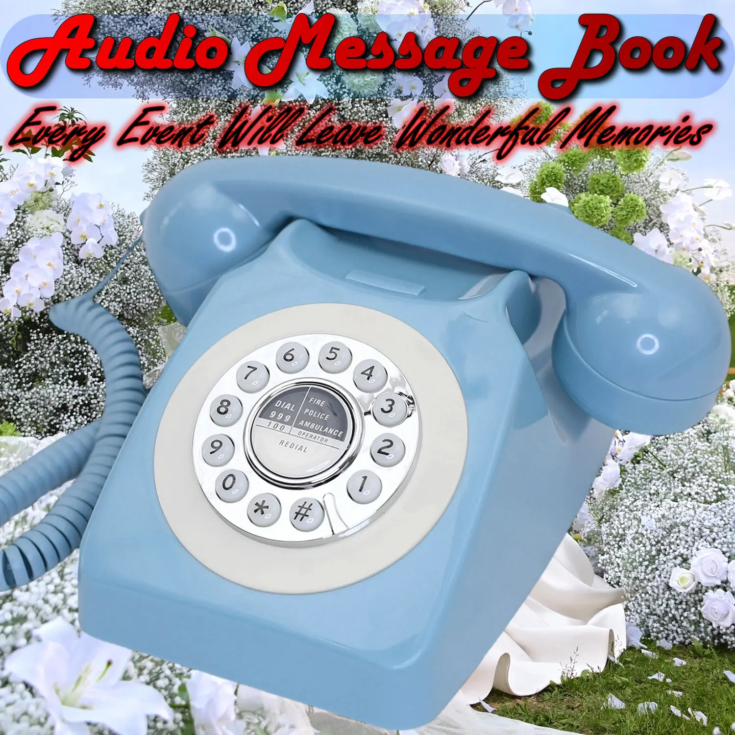 Voice guest book wedding guest voice message phone audio message sign in banquet party birthday blessing recording message phone