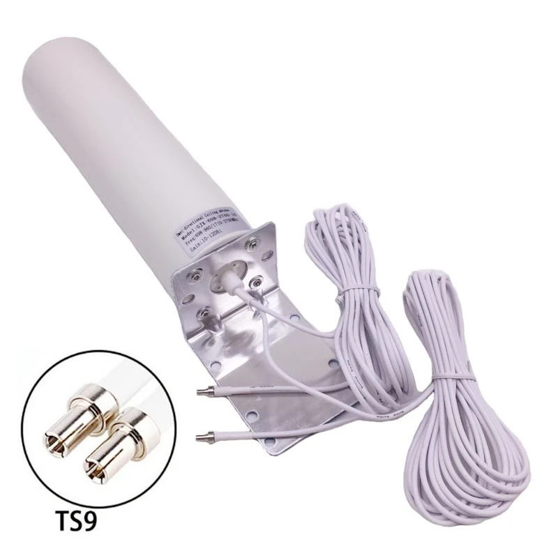 4G LTE antena outdoor SMA male 12dBi Omni antenna 3G 10M cable CRC9 TS9 for Huawei B315 E8372 E3372 ZTE 4G routers
