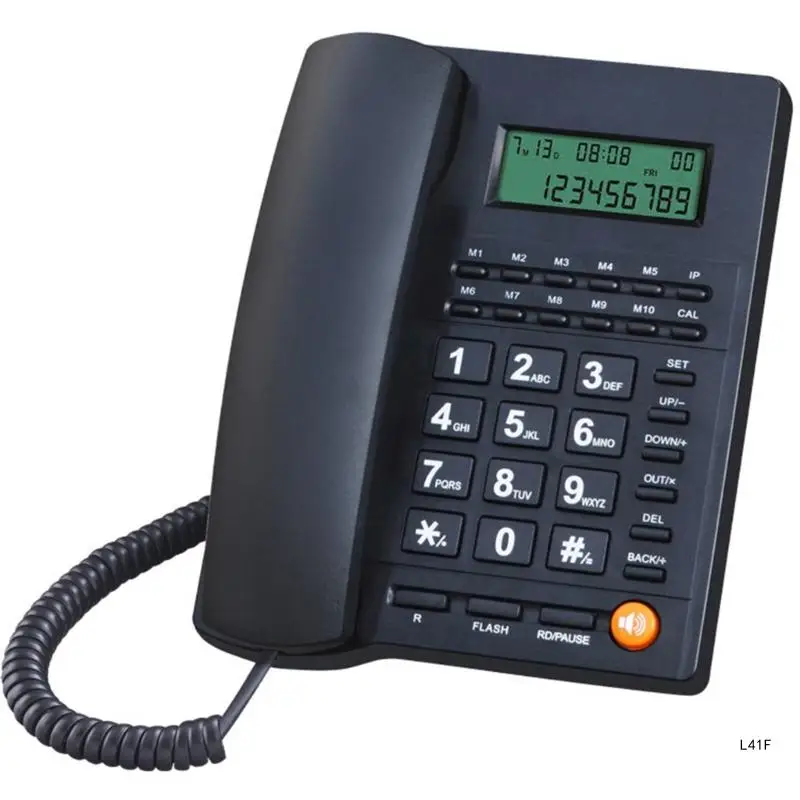 Corded Landline Phones for Home/Hotel/Office Desk Corded Telephone with Display