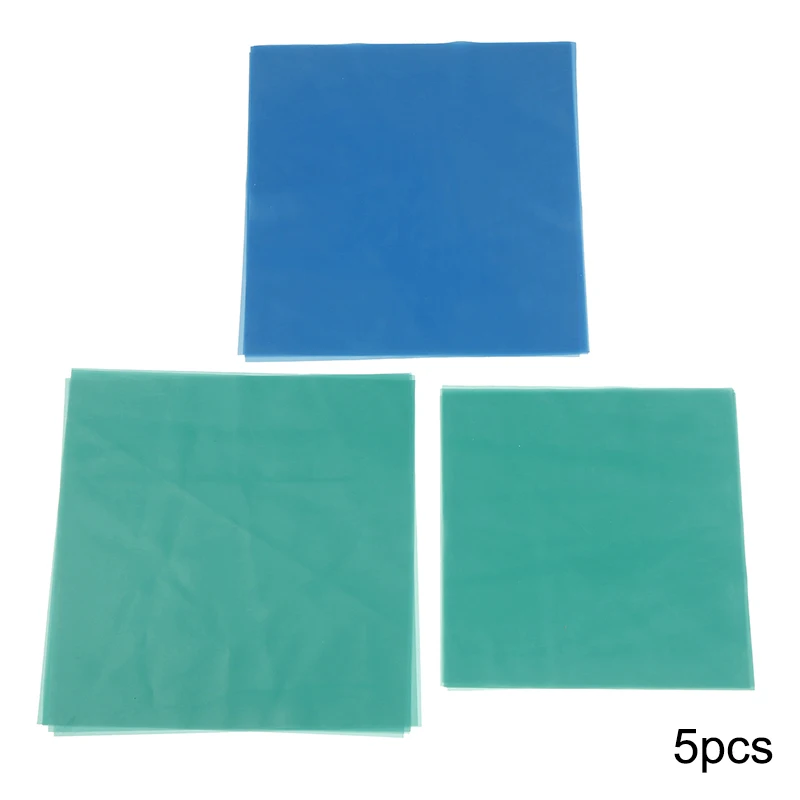 5 Sheets Dental Rubber Dam Cloth Rubber Stamp Punch Cloth Practice Cloth Oral Suture Practice Cloth Moisture Barrier Cloth