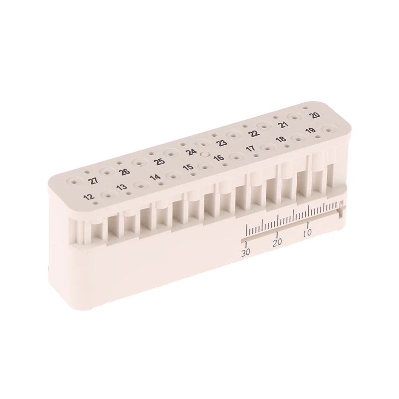 1pc Dental Autoclavable Endo Block Stand Ruler Dentist Instrument Ruler Products Equipment Measuring Block Files Holder