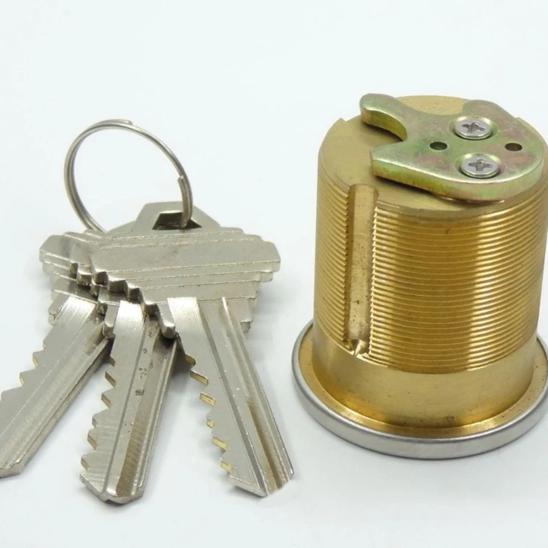 High Security Brass Lock 1in Mortise Door Lock Cylinder for Commercial Door