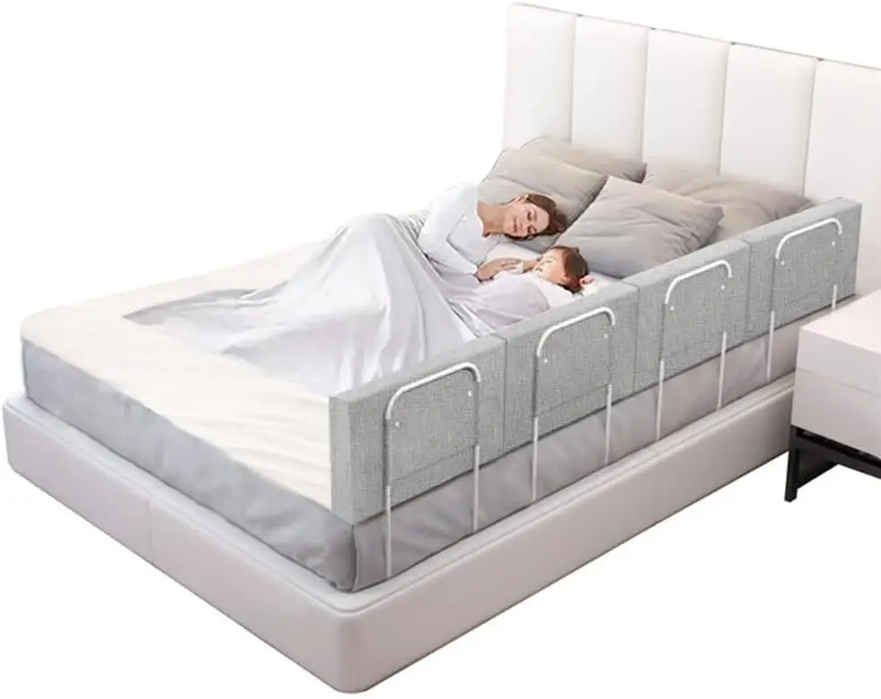 Bed Rail, Bed Rail for Toddlers, Kid, Adult, 78.7" Bed Side Rails for Full, Queen, King, Twin, Bunk, Dorm Beds to Prevent F