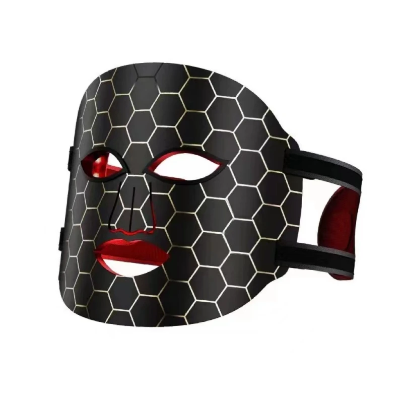 Free Shipping Color Light Photon IPL Device Silicone Beauty Apparatus Face Red Blue Light Beauty Mask Lamp UVB