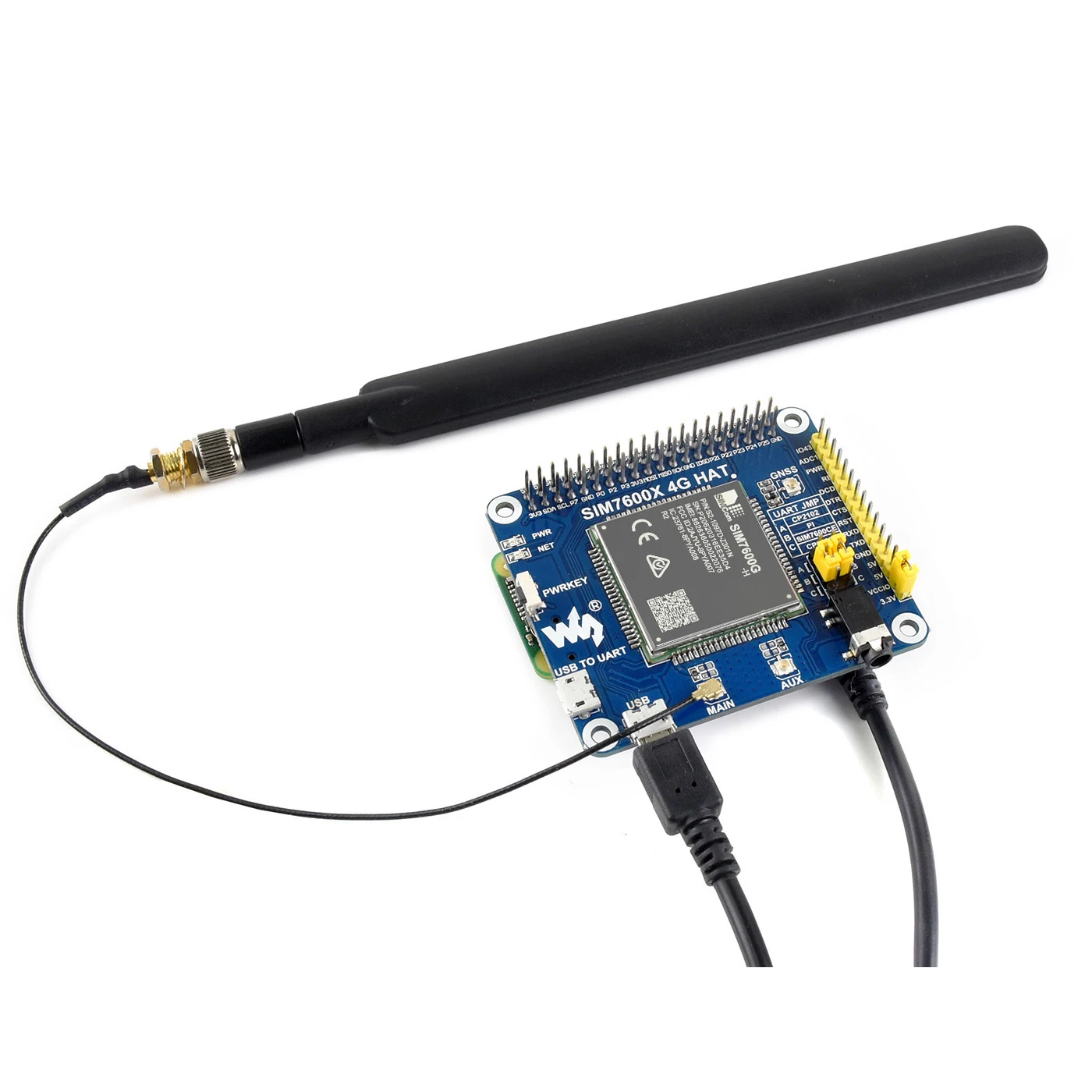 4G LTE GPS Expansion Board for RPI Raspberry Pi 5 4 Model B 3 3A 3B Plus Zero 2 W Module HAT Starter Kit