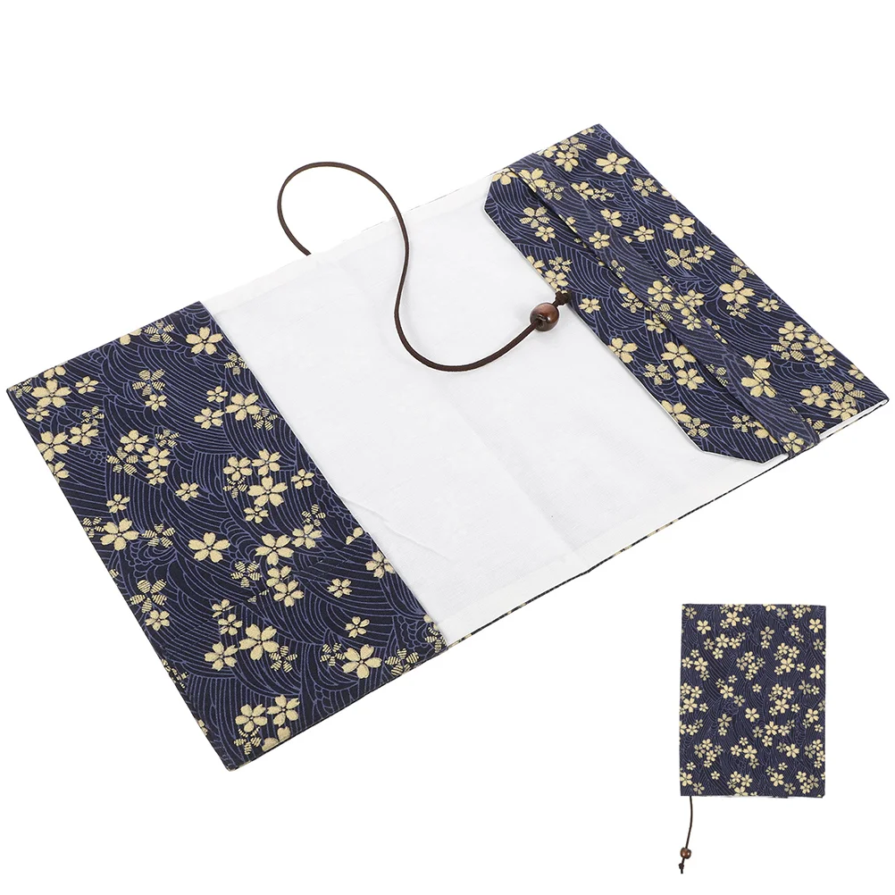 Book Cover Slipcover for Student Ornamental Protector Books Hand-made Stylish Cloth
