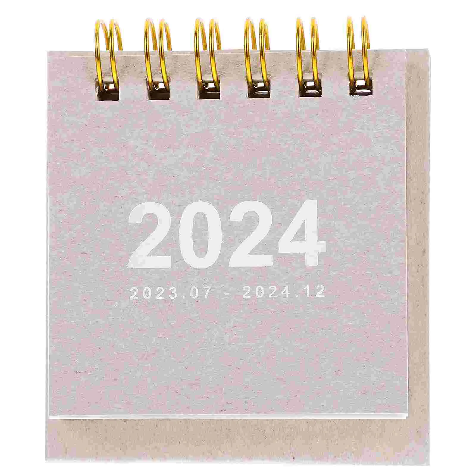 2024 Desk Calendar Weekly Calendars Desktop Household Daily Monthly Small Paper Pocket Memo Decorative Office