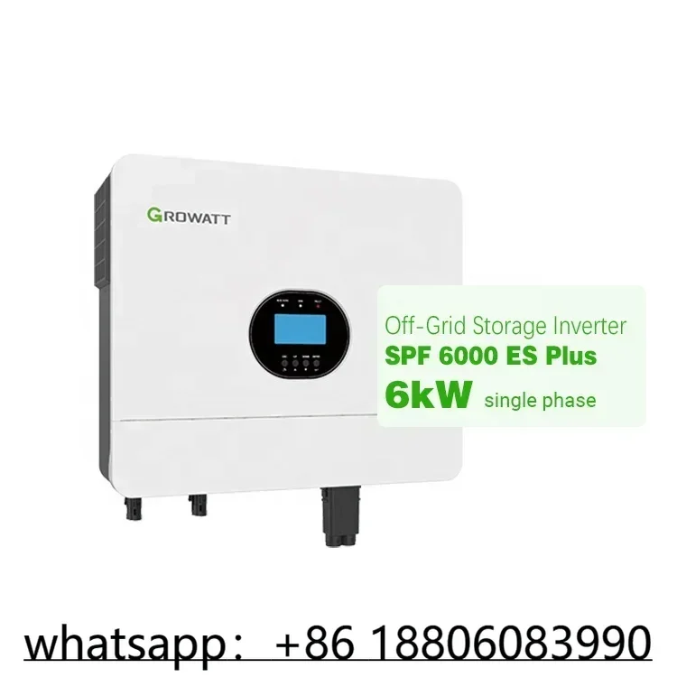 Ready Stock Growatt SPF 6000 ES Plus 6KW Off-grid System Solar Energy Products Off Grid Hybrid Inverter