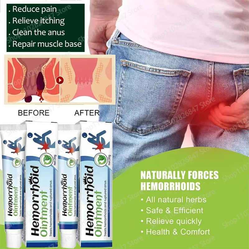 Best Sellers Hemorrhoid Remover Cream Removal Internal Natural Herbal Extract Relieve Anal Anus Swelling Bleeding treatment Gel