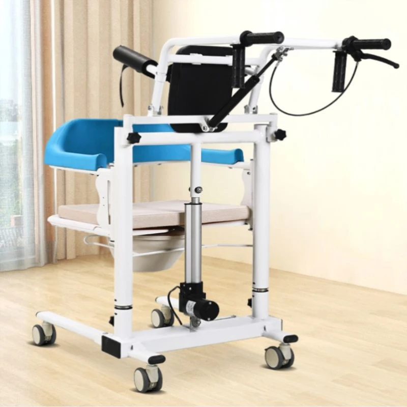 Elderly Chair Durable Outdoor Stainless Steel Assistance Luggage Trolley Seat Elderly Stair Chairs Mobile Toilets Wheelchair