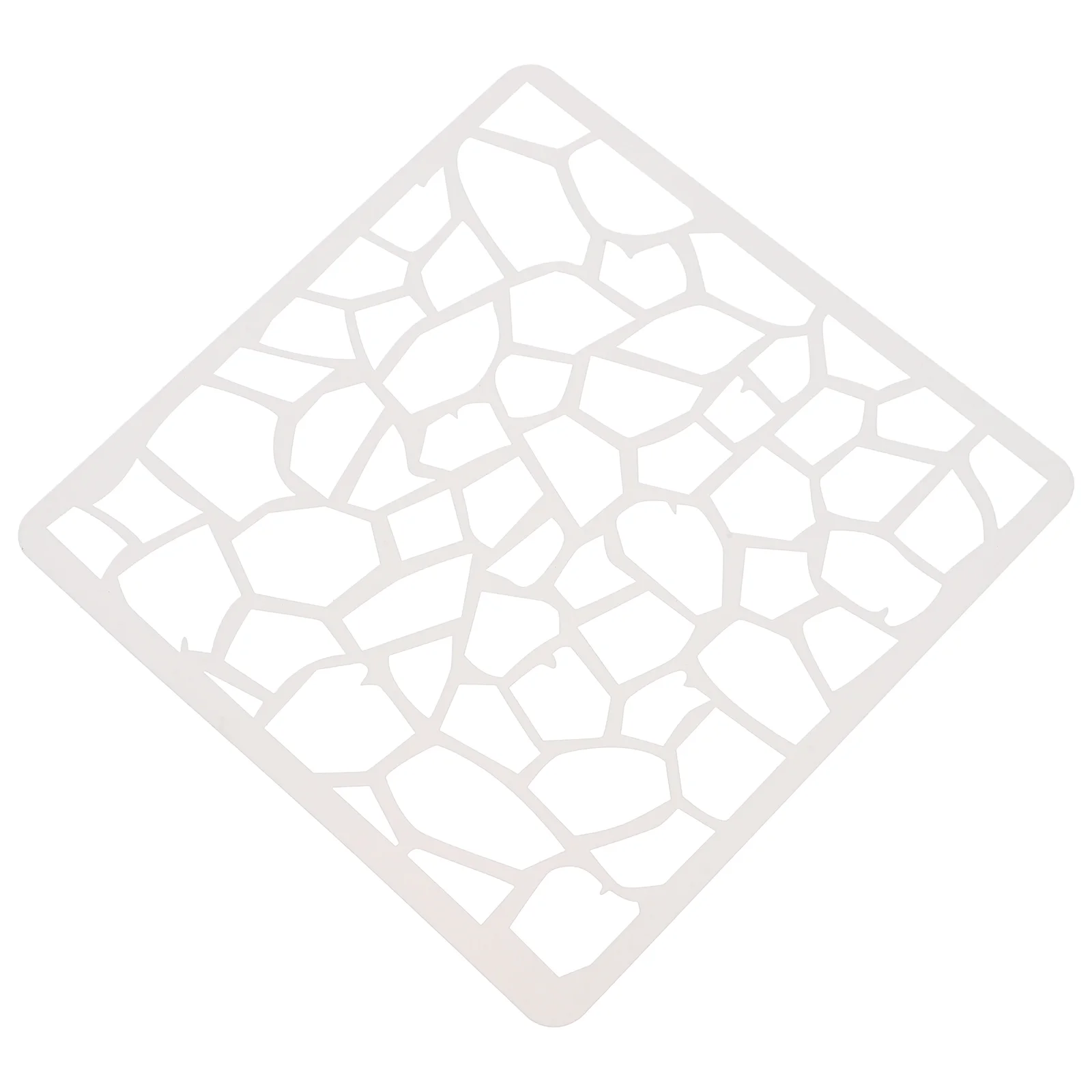 Geometric Template Concrete Drill Bits Stencils Drawing Decorate Decorative Stamp
