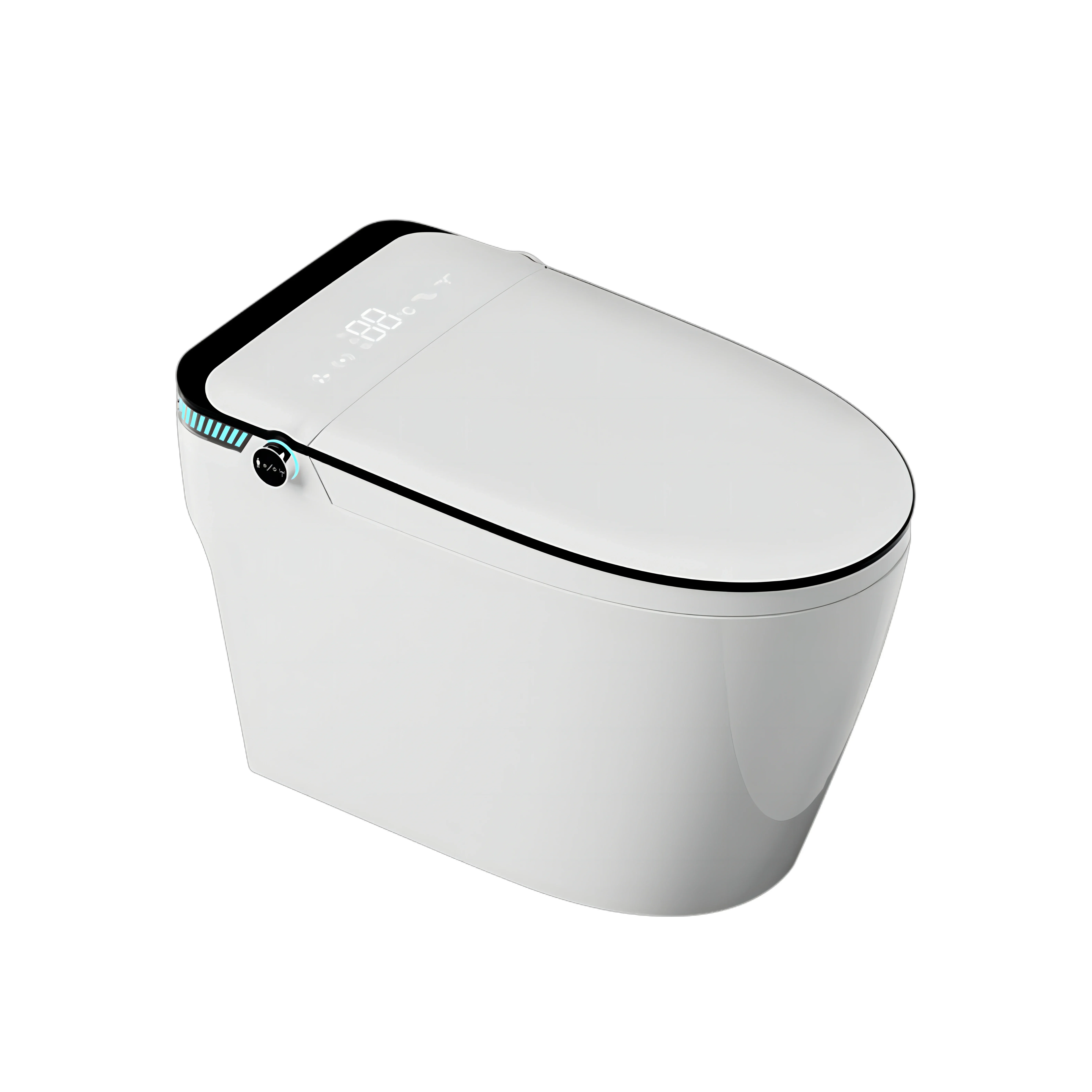 2022 New design bathroom sanitary ware automatic flush ceramic one piece japanese toilet with oil diffuser smart wc intelligent