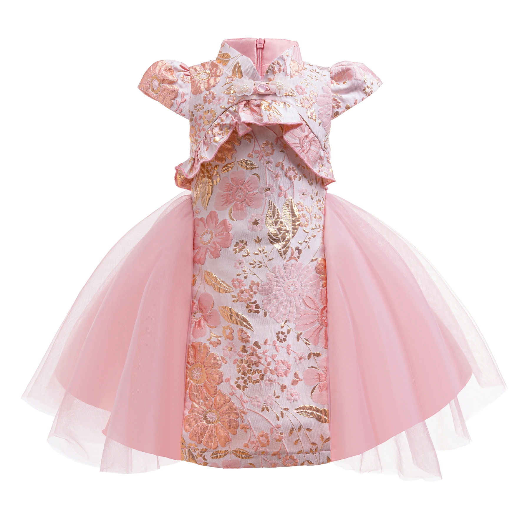 2-10 Years Old Girls Christmas Party Dresses For Children Performance Casual Occasion