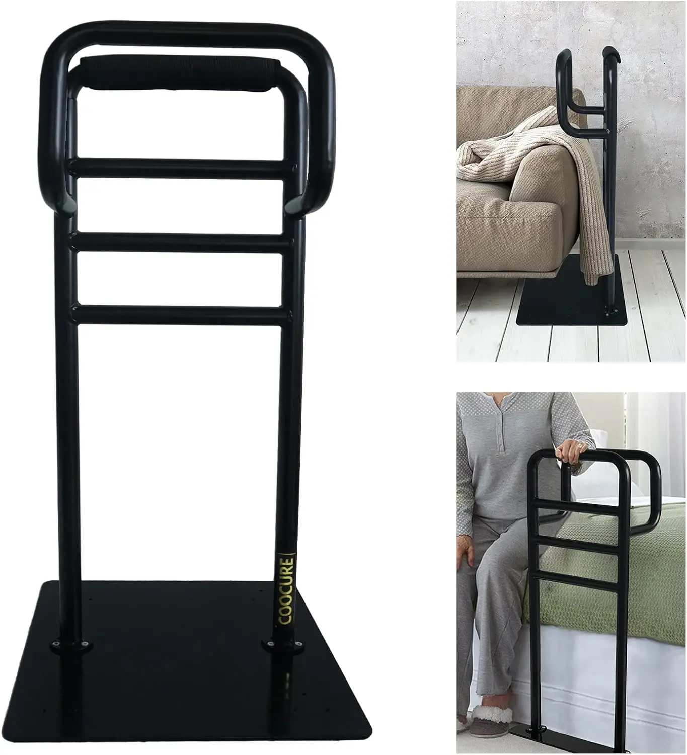 Couch Stand Assist for , Sofa & Chair Stand Assist Rail, Heavy Duty Stand Assist Rail with Non-Slip Covers. Suitable