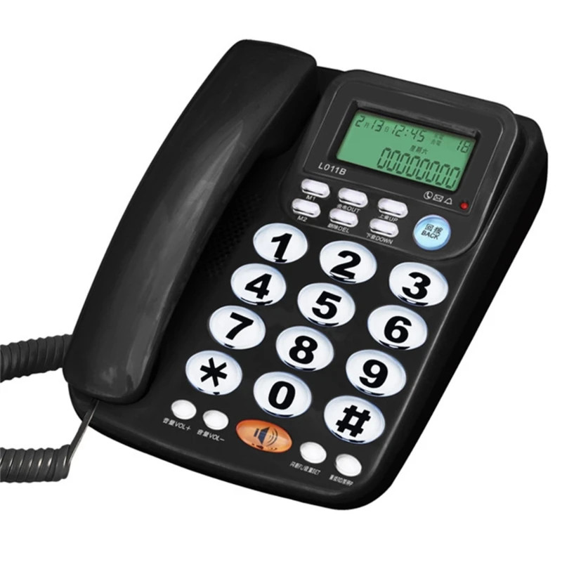 English Home Office Telephone with Call Number Display Easy to Use and Efficient Communication Device Enjoy Clear Call