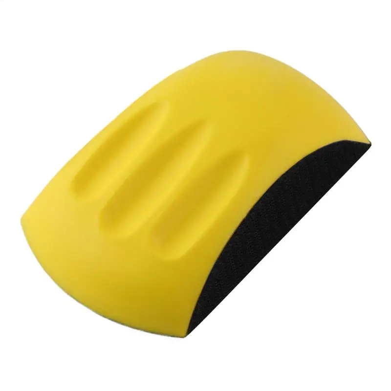 Hook And Loop Sanding Block Hook And Loop Sanding Pad Grinding Disc 5 Inch Hand Block Polishing Disc Hand Sanding Block For Wood
