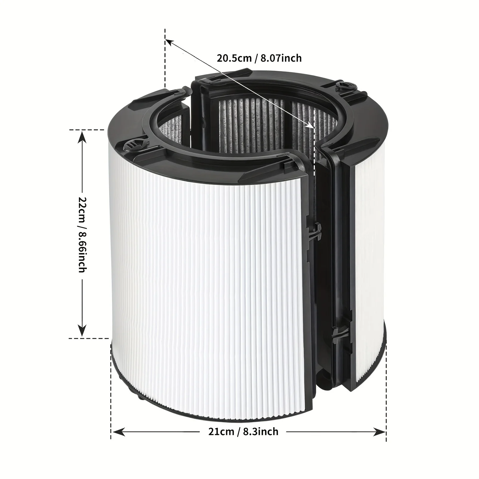 1pc, ° Combi 2 In 1 HEPA+Carbon Replacement Filter Compatible With TP06 HP06 PH02 PH01 PH03 PH04 HP09 TP09 HP07 TP07 TP10 HP10