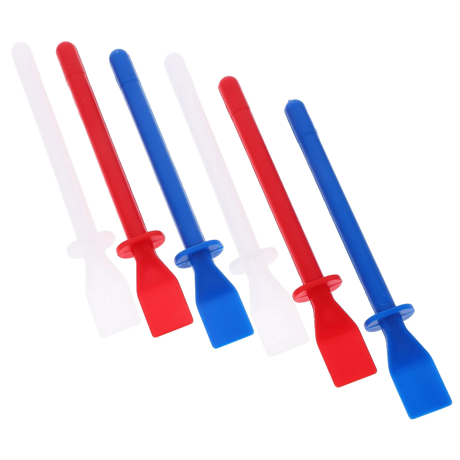 6 Pcs Glue Brush Craft Tools Copolymerized Pp Spatula Handheld Smear Spreader