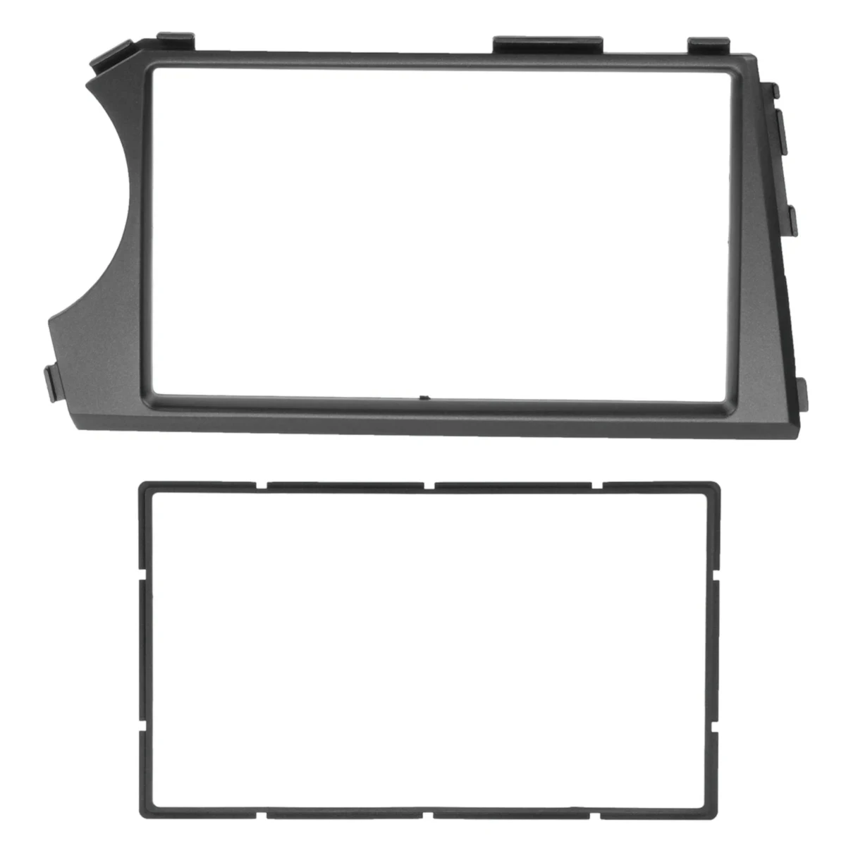 2Din Car Fascia for SSANG YONG Actyon LHD Stereo Fascias Panel Dash Mount Installation Car DVD Frame Kit In-Dash