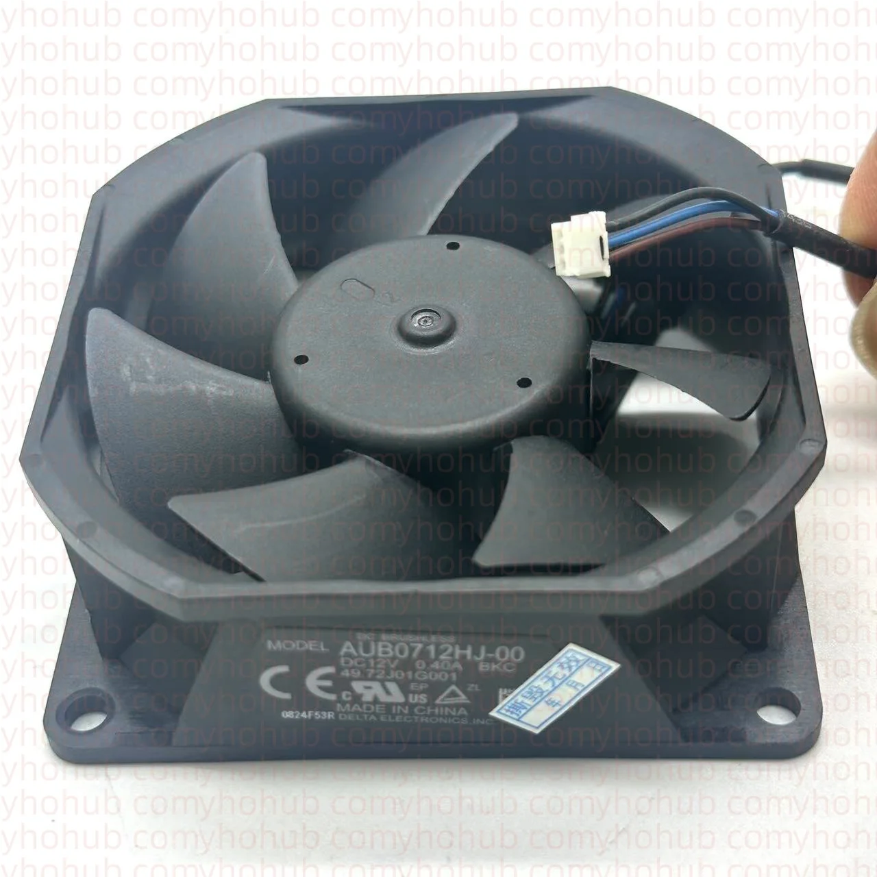 Delta Electronics AUB0712HJ-00 DC 12V 0.40A Projector Fan 3-wire