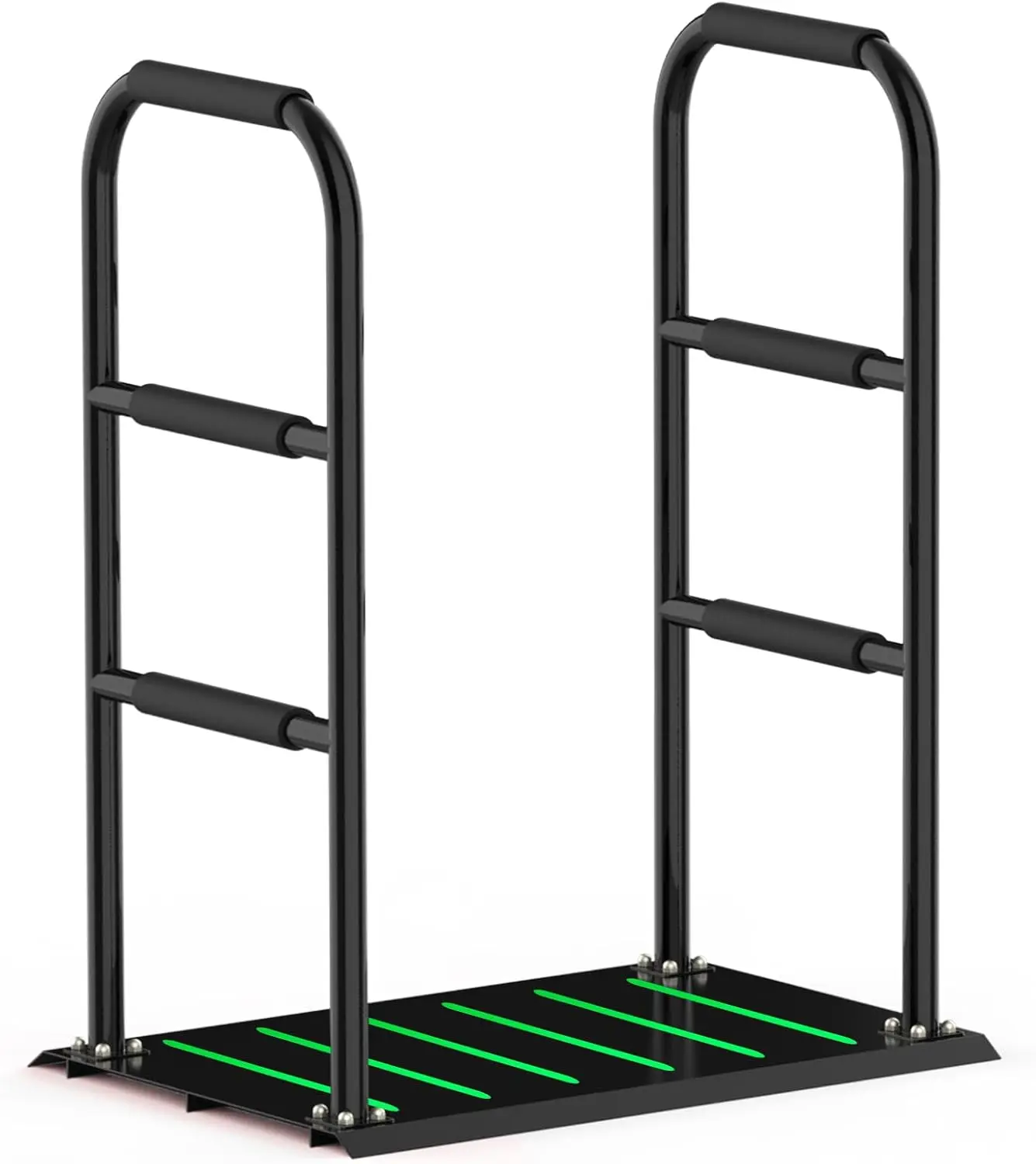 Rail with Double Handles for Elderly, Couch & Chair Stand Assist Bar, Heavy Duty Bed Assist Rail with Non-Slip Covers for Se