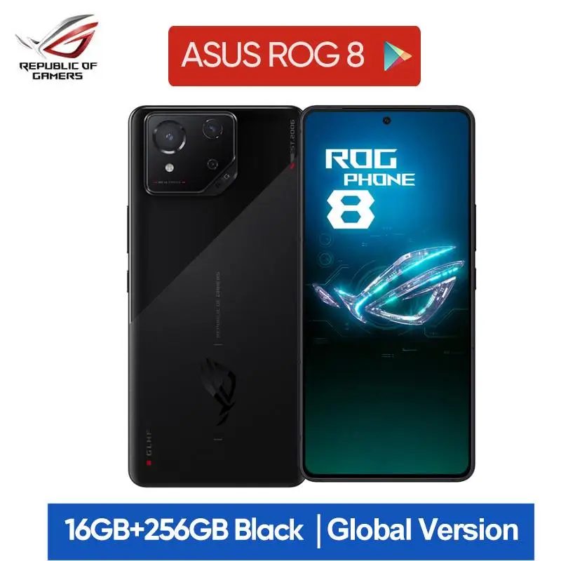 New World Premiere ROG Phone 8 Snapdragon 8 Gen 3 5G Smartphone 6.78'' 165HZ E-Sports Screen 65W Charging NFC ROG 8 Pr