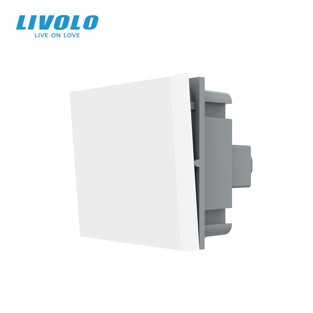 Livolo Plastic Materials EU Standard, 10A Big Two Way Function Key For Wall Push button Switch,Without Metal Plate