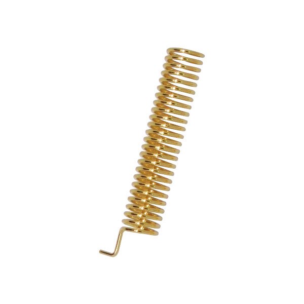 50pcs/lot SW433-TH22 - 433MHz 22mm golden copper helical antennas