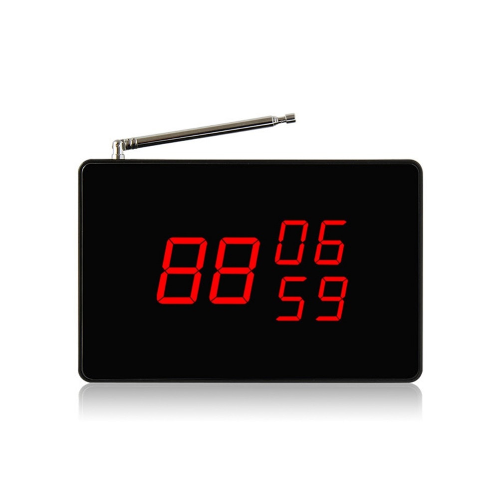 SINGCALL Wireless Waiter Calling System for Cafe,Restaurant,Mobile Cabin Hospital Small Receiver with Voice Report SC-R10