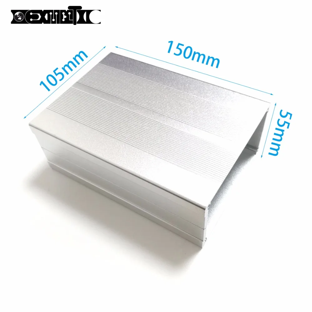 Aluminum Box Enclosure Case 55mm(2.16")(H)X105mm(4.14")(W)X150mm(5.91")(L) NEW