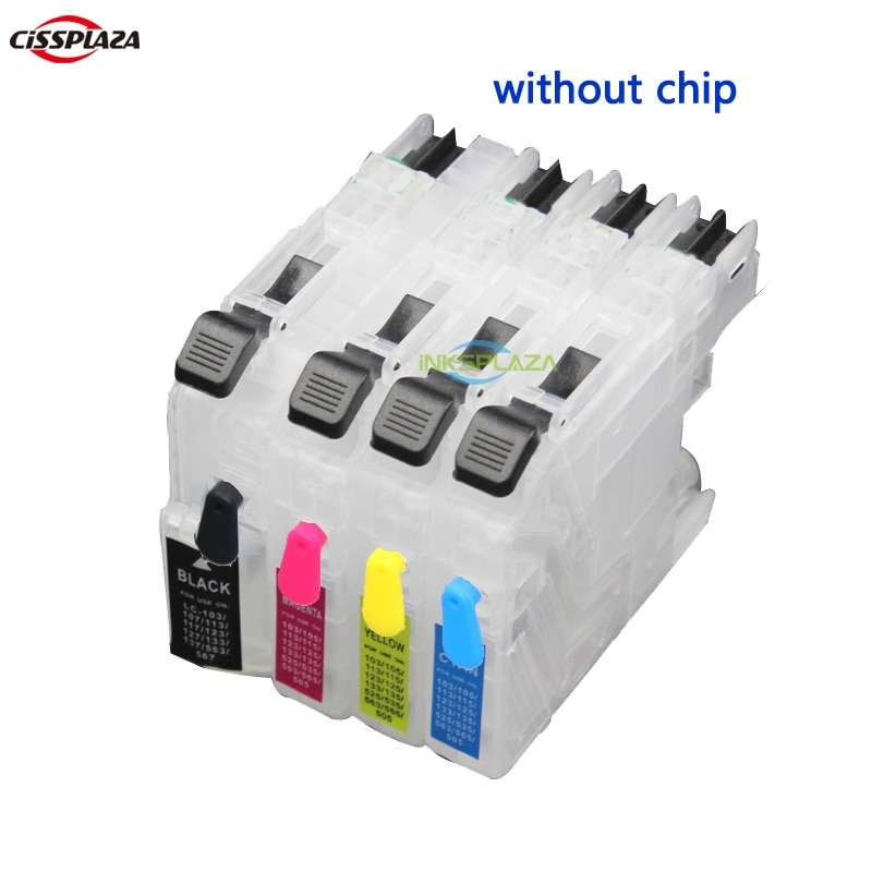 CISSPLAZA refillable ink cartridge LC223 LC203 LC233 LC663 compatible For Brother MFC-J4625DW J5520DW J5320DW J5620DW J5625DW