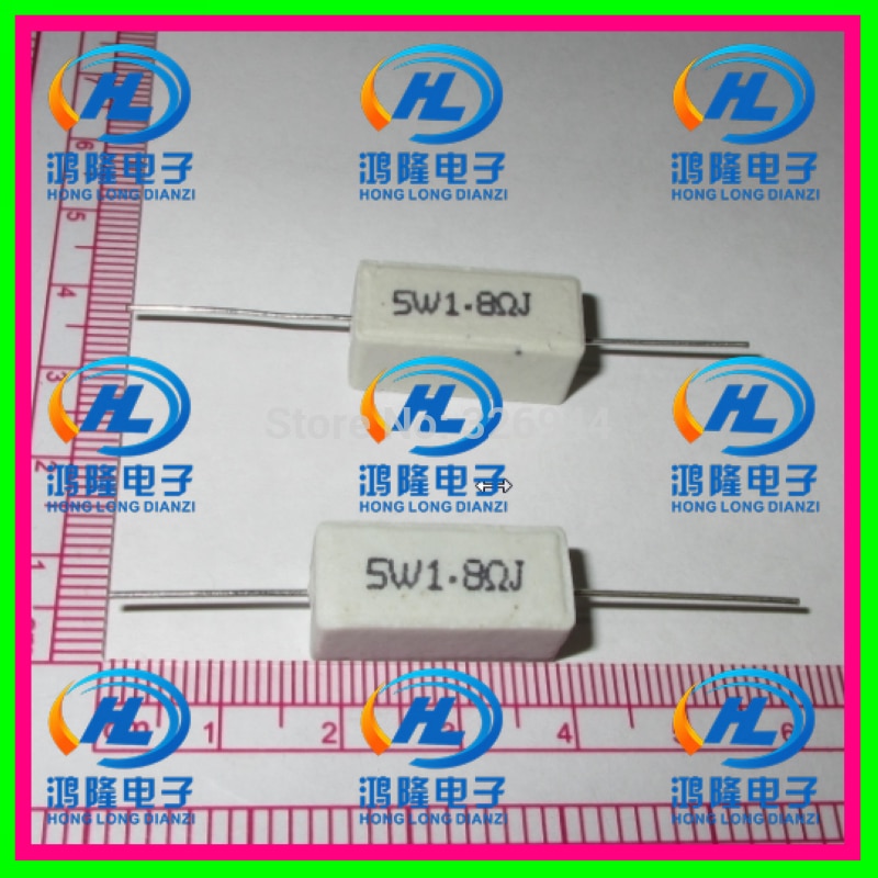 (10pcs/lot) 5W 1.8 ohm +/-5% / 5W 1.8 ohm 5% / 5W 1.8RJ