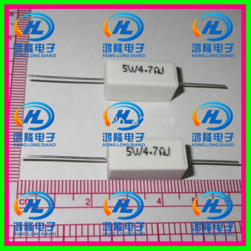 (10pcs/lot) 5W 4.7 ohm +/-5% / 5W 4.7 ohm 5% / 5W 4.7RJ