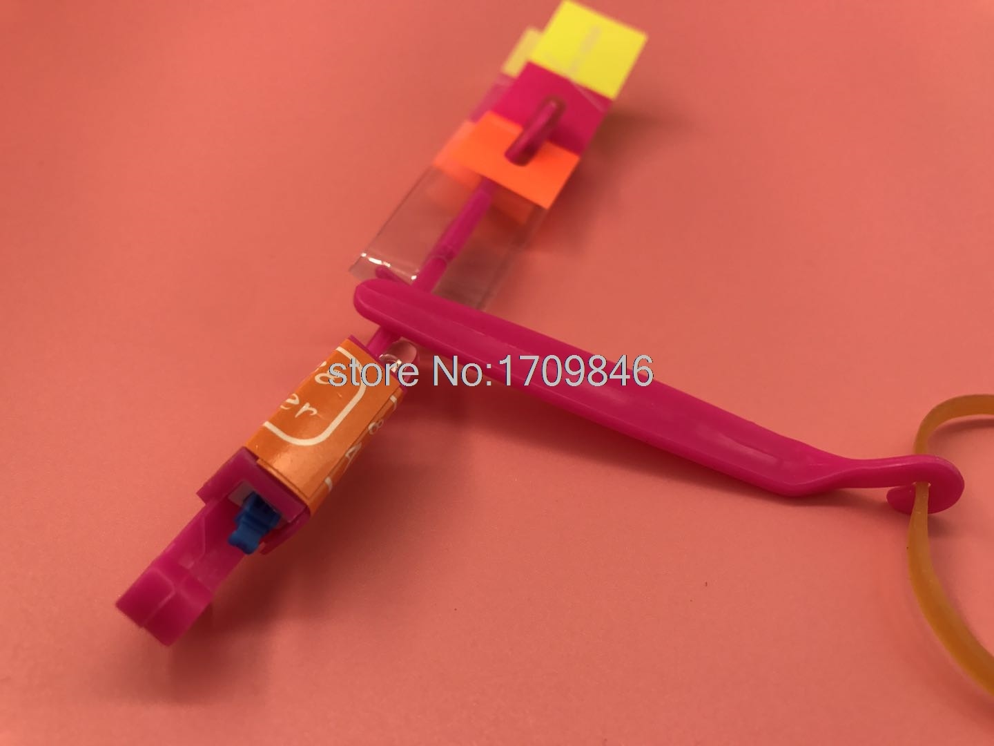 20 pcs LED Slingshot Flying Sling Rubberband Helicopter HY-588A Party Toys Kids