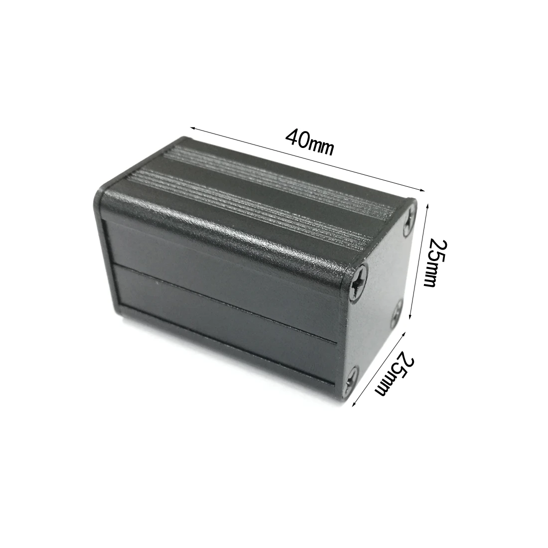 5 X Aluminum Project Enclosure Junction Box 25mm(0.98")(H)X25mm(0.98")(W)X40mm(1.57")(L) DIY